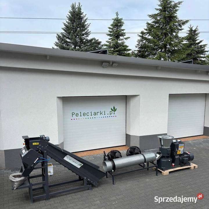 ZESTAW MASZYN do PRODUKCJi GRANULATU PELECIARKA