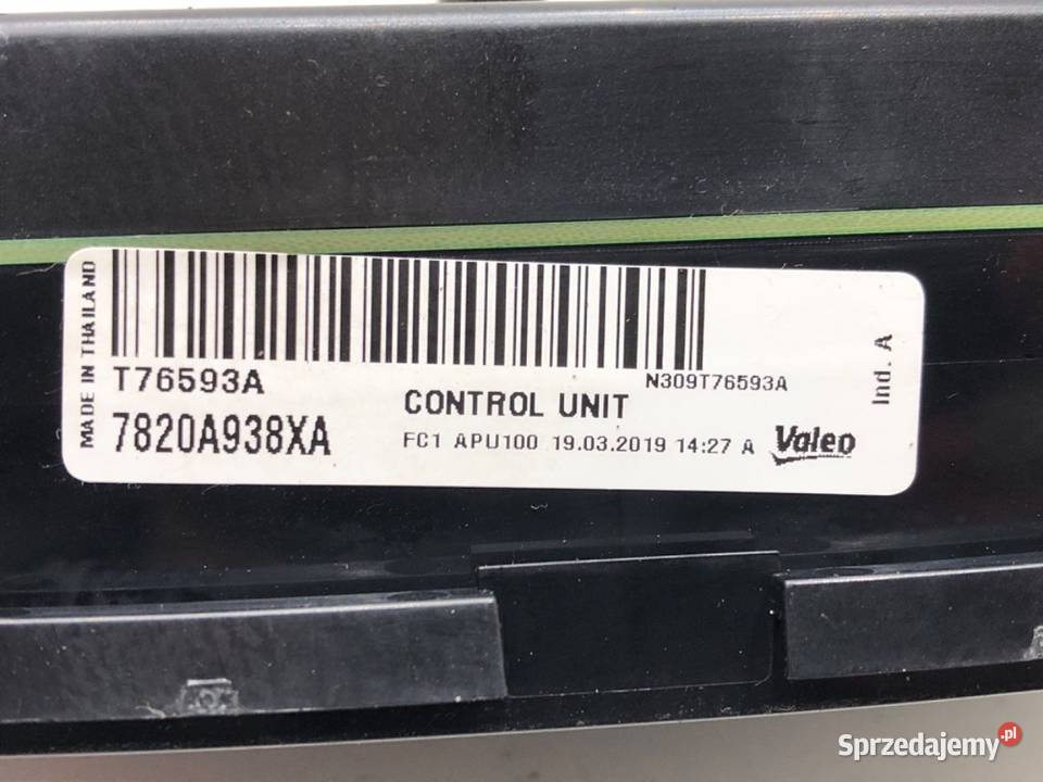 PANEL STEROWANIA NAWIEWU MITSUBISHI MIRAGE SPACE