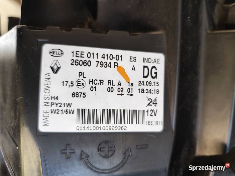 Lampa Lampy przód Renault Trafic 3 ładne nie Pilzno