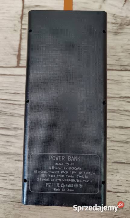 Mega powerbank 225W 24 x aku 18650 poj 50000mAh Jankowice