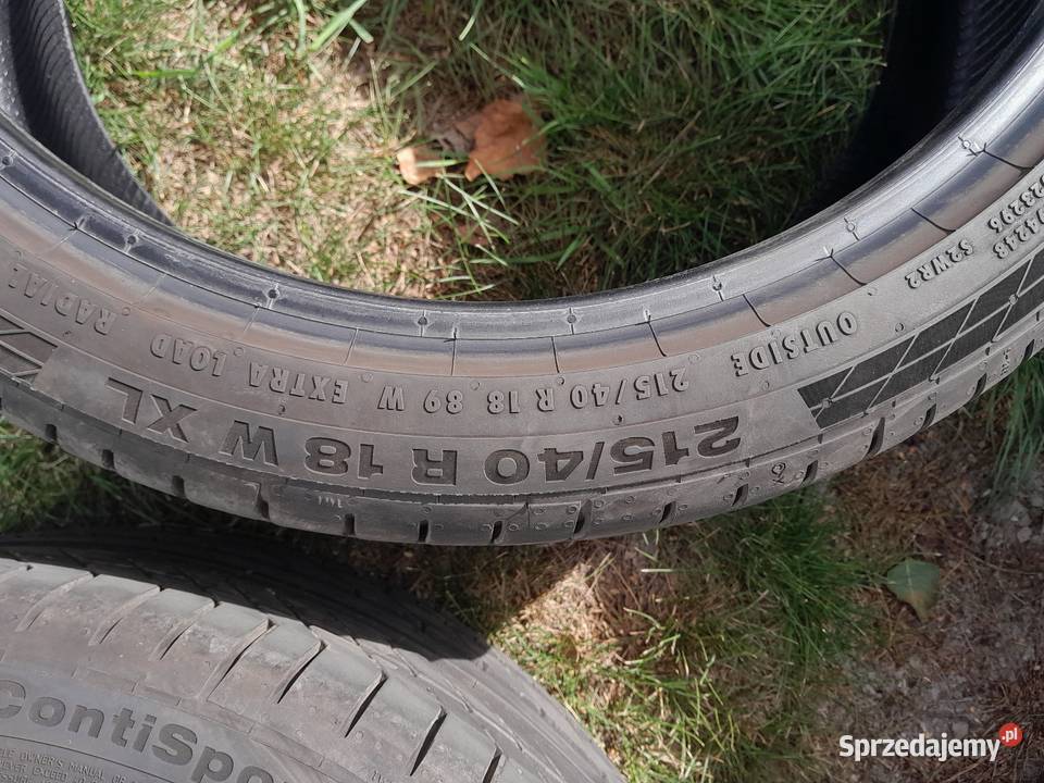 Opony Letnie 21540R18 Nowe 40 Samochodowe Świecie