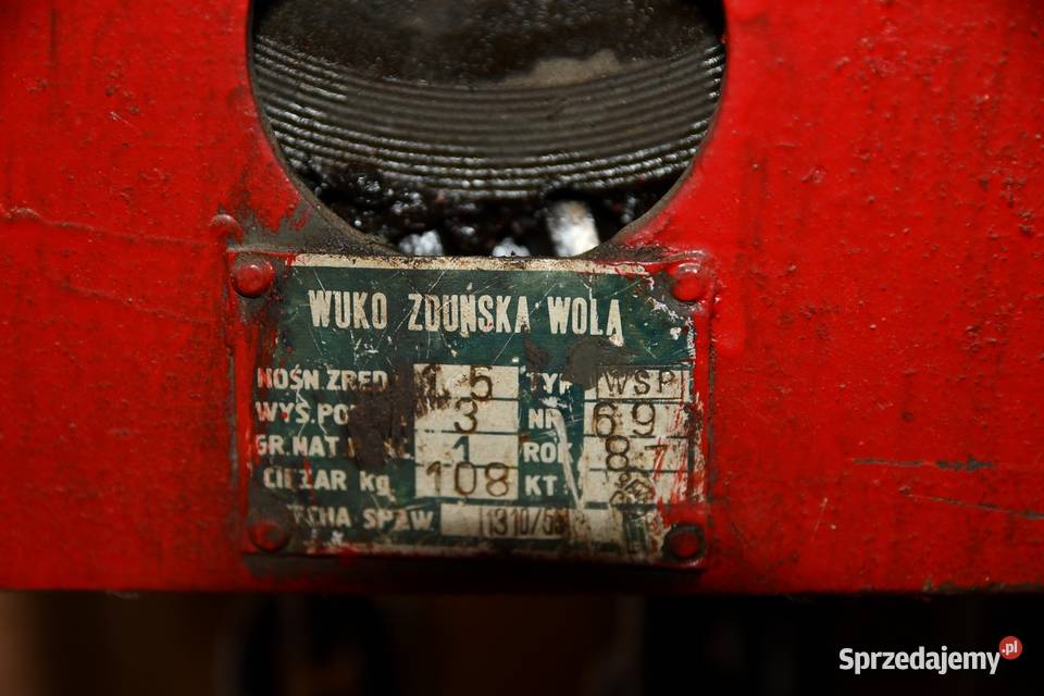 wyciągarka łańcuchowa bloczek wyciąg podnośnik