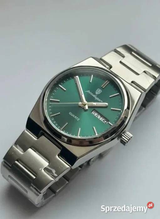 Zegarek męski Poedagar zielony klasyczny nowy Kańczuga