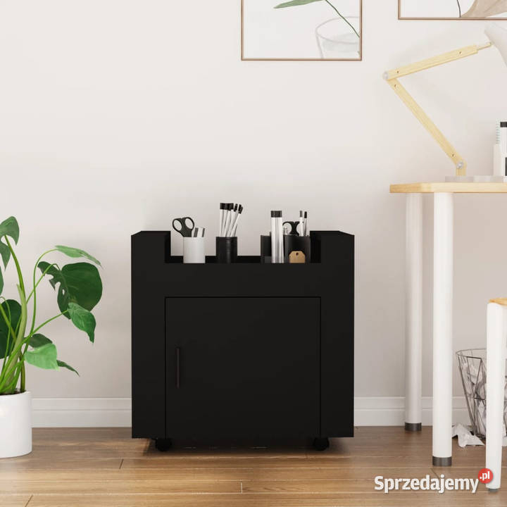 Szafka pod biurko czarna 60x45x60 materiał Warszawa