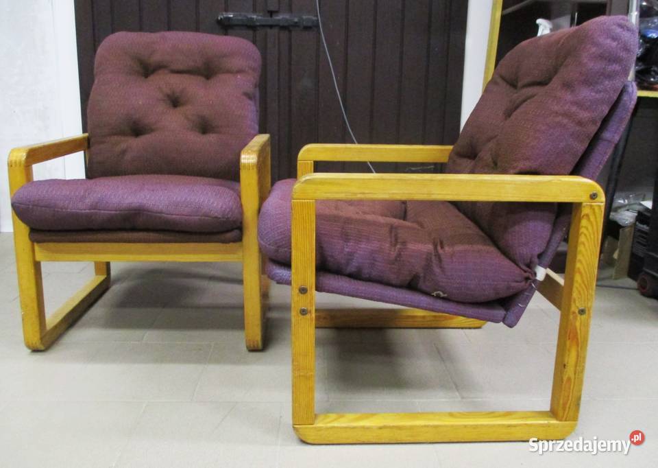 Fotel Bolek Polska lata 80 PRL Nieporęt