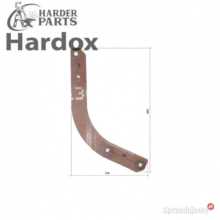 Słupica HARDOX 500 Servo1 części do pługa Suwałki