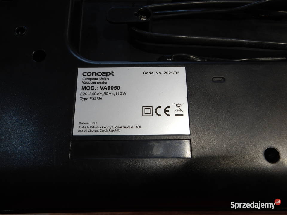 Zgrzewarka próżniowa Concept VA0050 podkarpackie Leżajsk