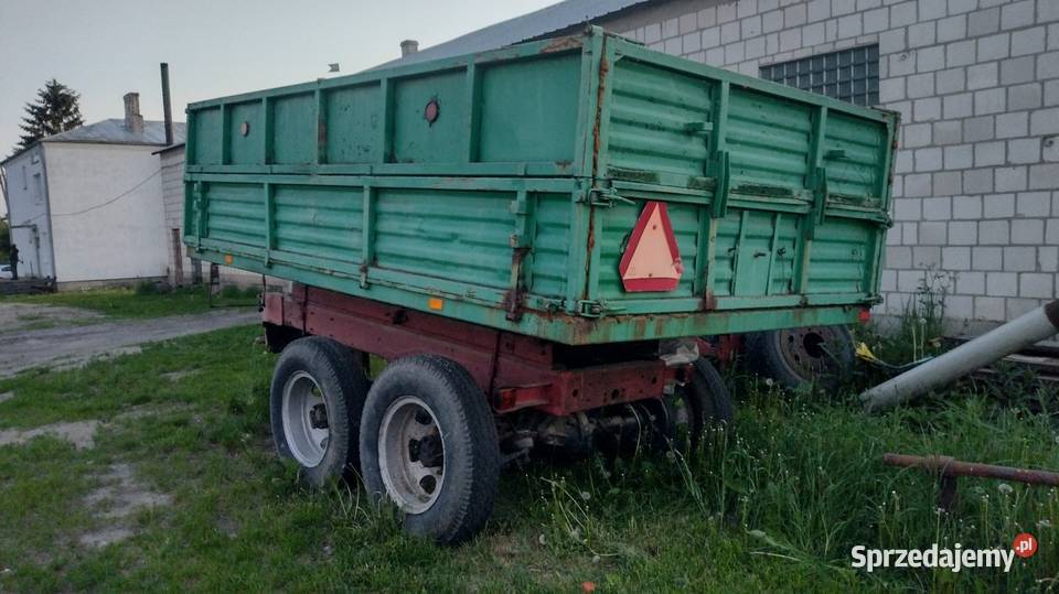 Przyczepa wywrotka rolnicza D55 tandem D47 2 Łosice