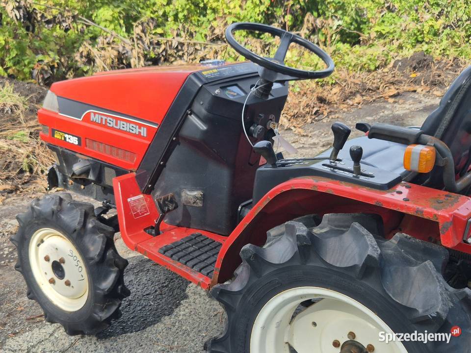 Traktorek traktor MITSUBISHI MT135D 13 44 Napęd 4x4 dolnośląskie Małuszyn