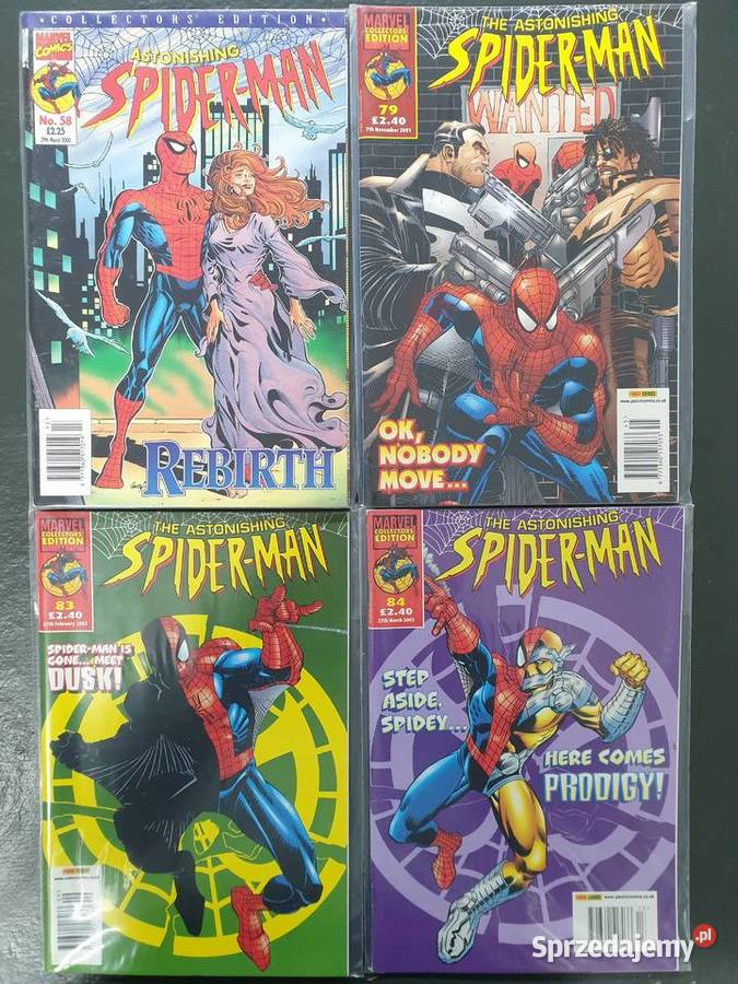 The Astonishing SpiderMan kolekcja 32 komiksów Gdynia