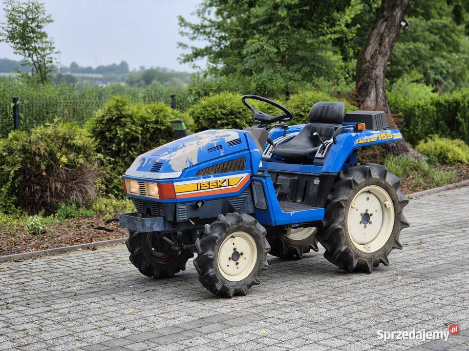 Traktorek ISEKI TU 155 4X4 z glebogryzarka Kraków