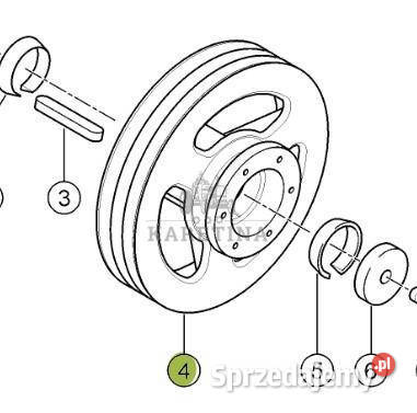 Claas Lexion 740 750 760 Koło Pasowe Napędu Jastrzębniki