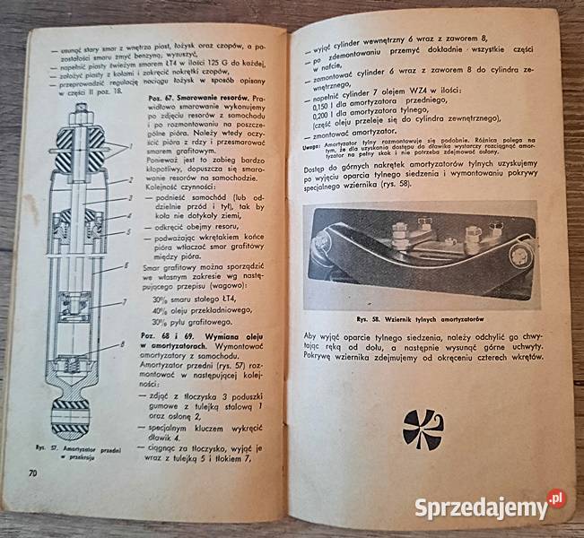 Syrena 104 Instrukcja obsługi Kultura i Rozrywka Ostrów Wielkopolski