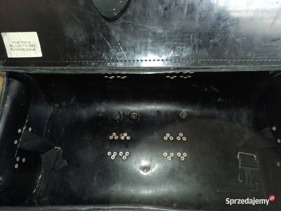Duża sakwa kufer centralny 62 chopper wielkopolskie Lisków