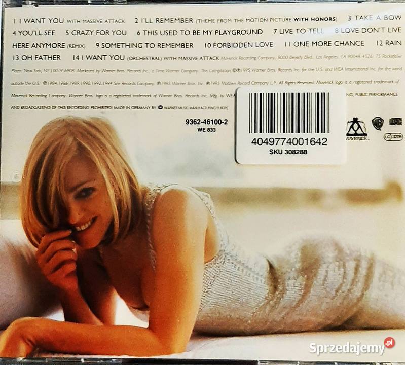 Album CD MADONNA Something To Remember CD Poznań sprzedam