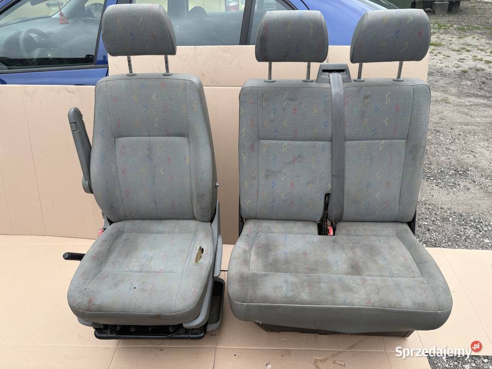 Fotel pasażera dwójka Vw T5 dostawcze Gniewkowo