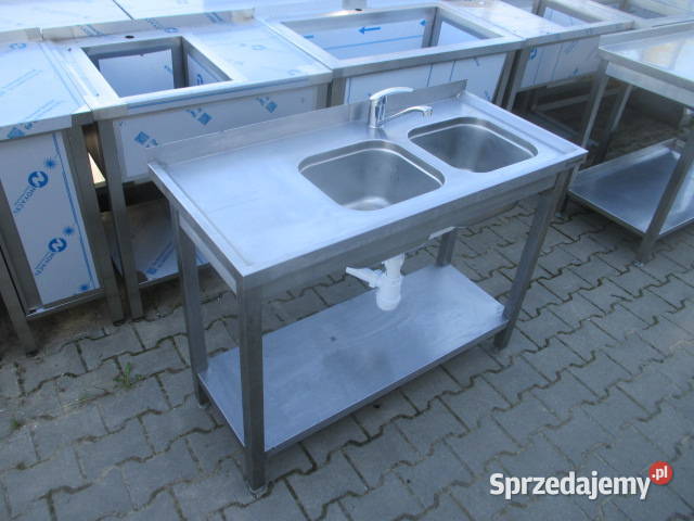 Zlew Gastronomiczny 2 Komorowy Z Półką 1105085 wielkopolskie