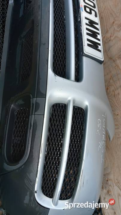 VW TOUAREG 7L ZDERZAK PRZÓD LA7W Pasy przednie i tylne Zbierkowo