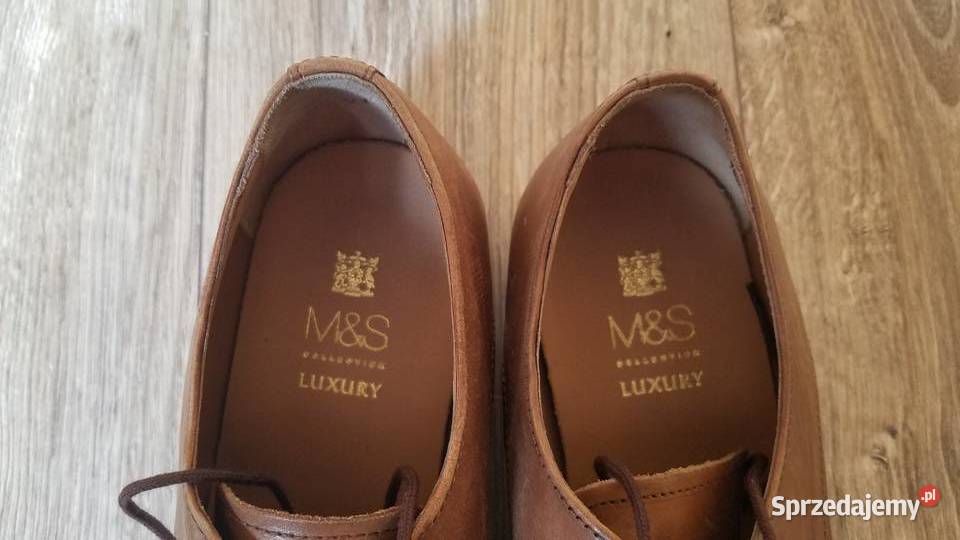 Buty MARKS SPENC Luxury EUR43 28 Skóra brązowe Białystok