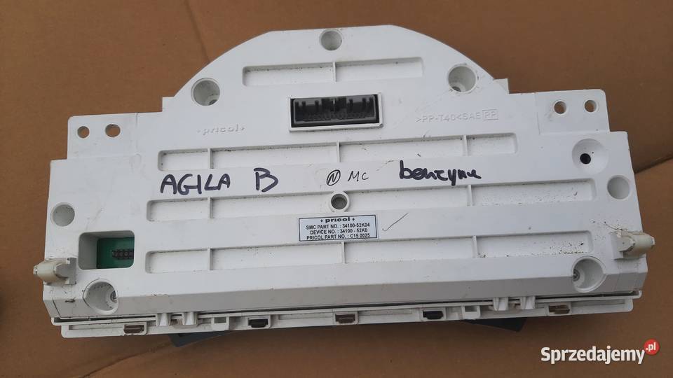 licznik OPEL AGILA B 12 3410052K04 osobowe sprzedam