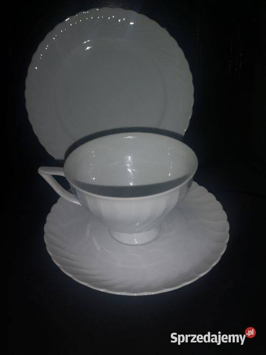 filiżanka z talerzykiem deserowym Royal Tettau pomorskie