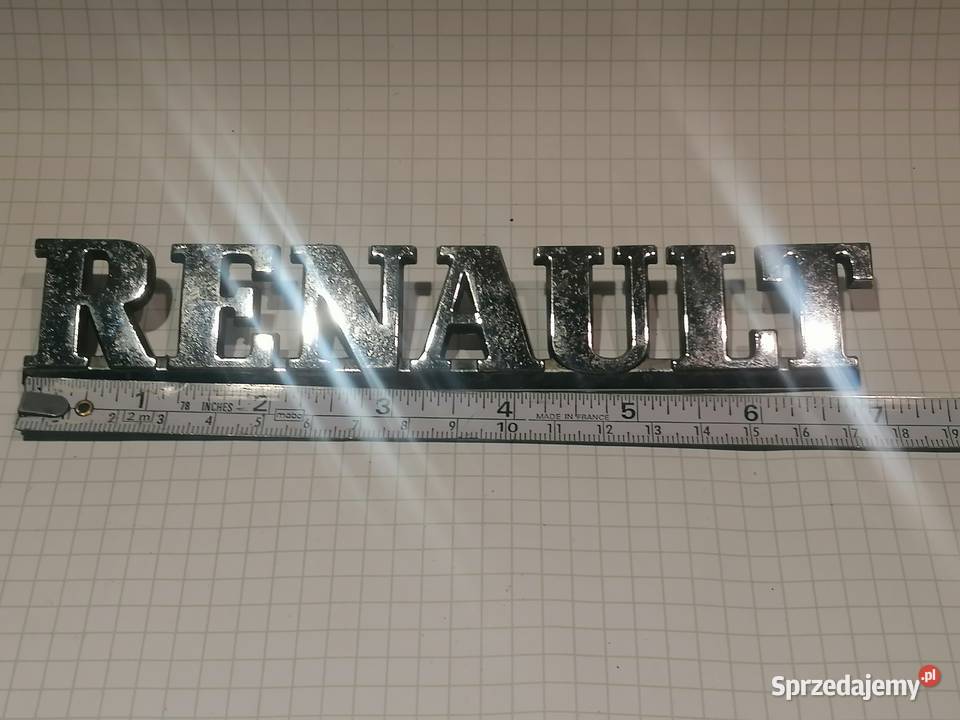 logo emblemat napis Renault Piotrków Trybunalski