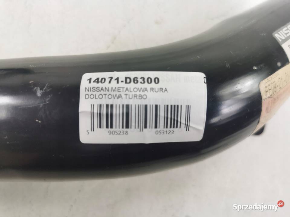 METALOWA RURA DOLOTOWA TURBO NISSAN NOWA