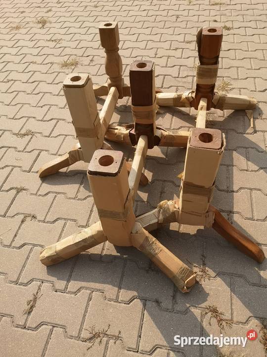 Dębowe nogi do ławy Buk