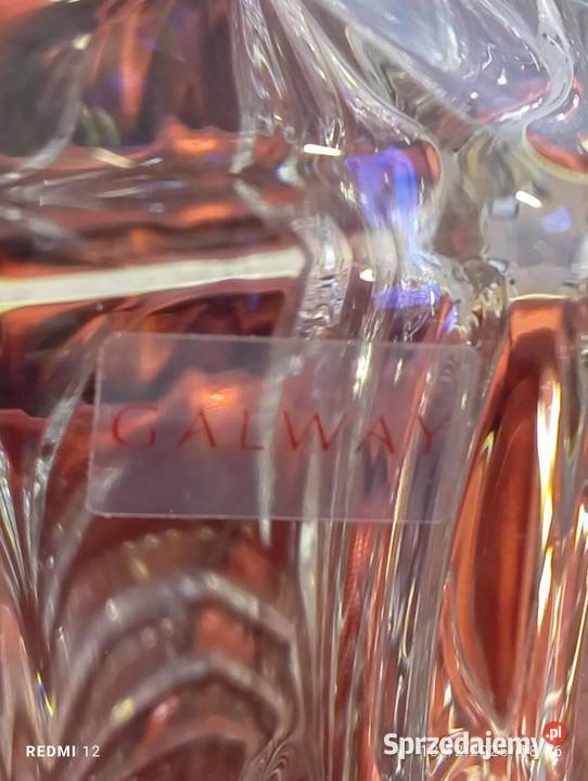 Kryształowy zestaw do whisky Galway karafka z 4 Warszawa