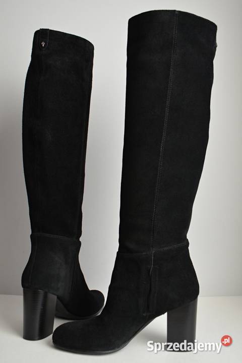 NIEBANALNE zamszowe kozaki Sam Edelman szersza Białystok