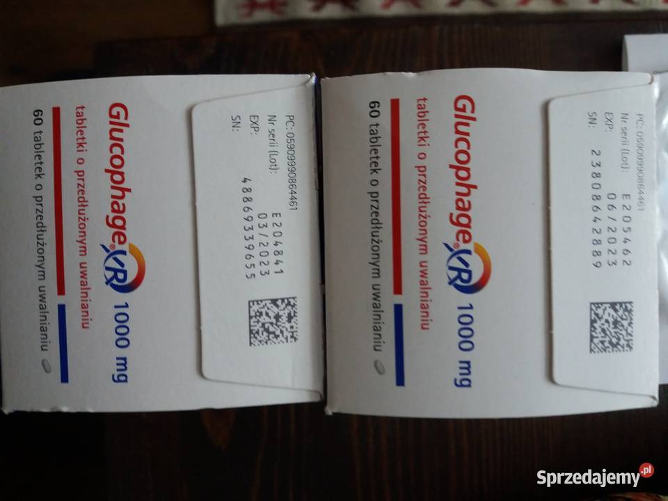 Sprzedam Glucophage XR 1000 metformina firmy Wrocław
