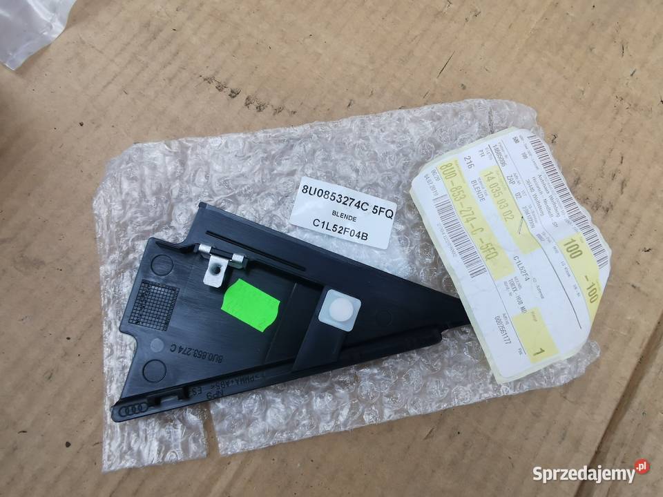 Trójkąt listwa zaślepka drzwi audi q3 8U0853274C Karoseria Części Sieraków