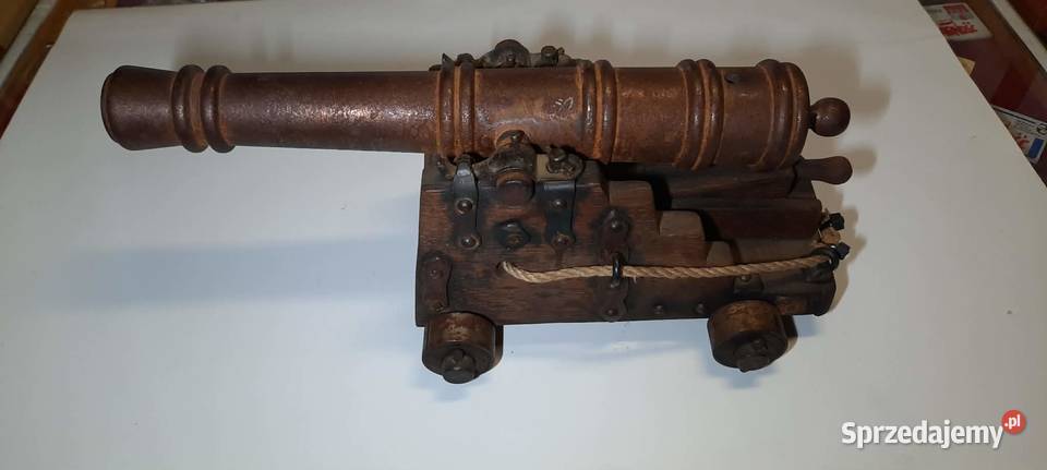 Model angielskiej armaty morskiej z XVIII wieku Warszawa