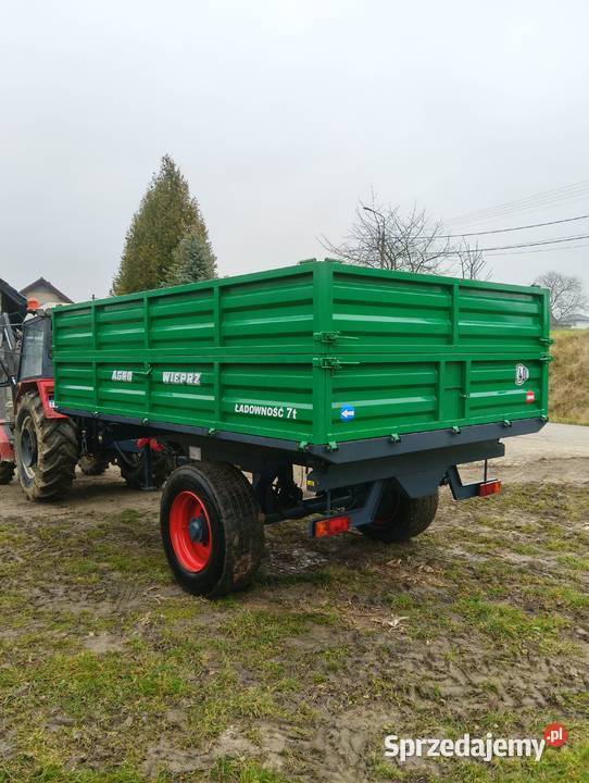 Przyczepa jednoosiowa wywrotka 8ton 3strony małopolskie