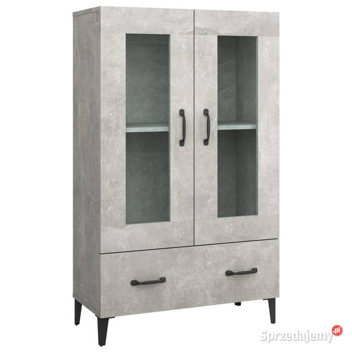 Wysoka szafka szarość betonu 70x31x115 WM812559 Warszawa