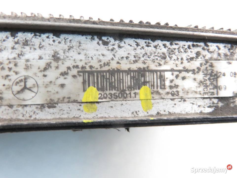 CHŁODNICA WODY MERCEDES KLASA C W203 C 200 CDI