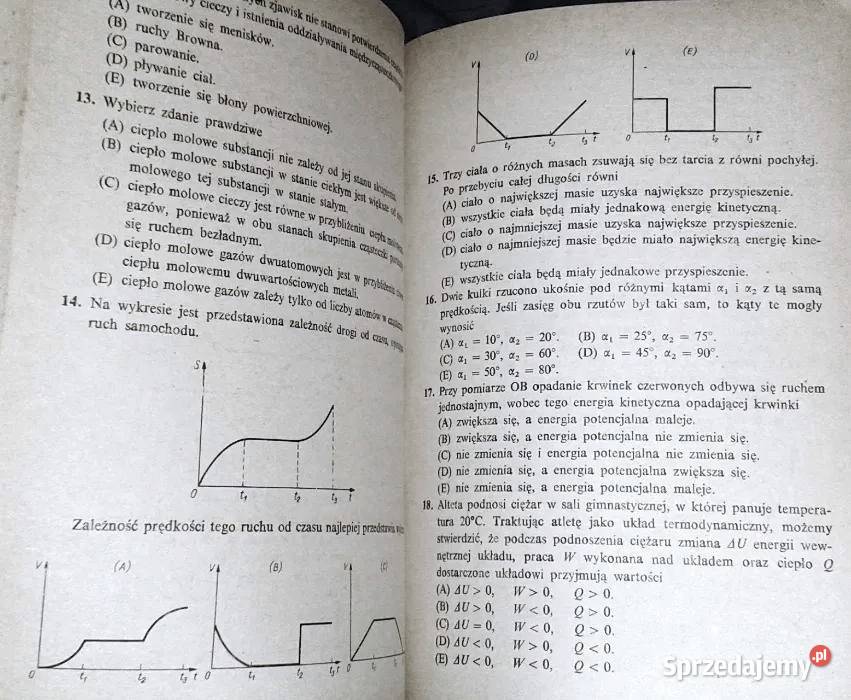 Powtórka z fizyki kandydatów na studia w Książki i Podręczniki Chełm