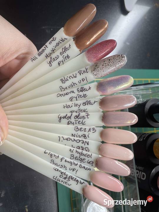 Zestaw do manicure hybrydowego żelowego Szczerbice