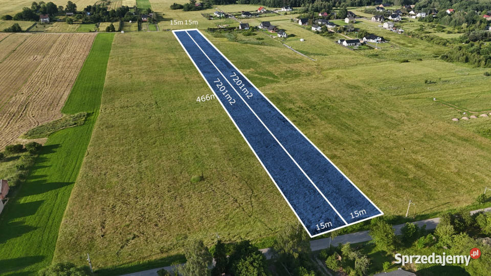Działka RolnoBudowlana 144 HA 466m śląskie Poręba