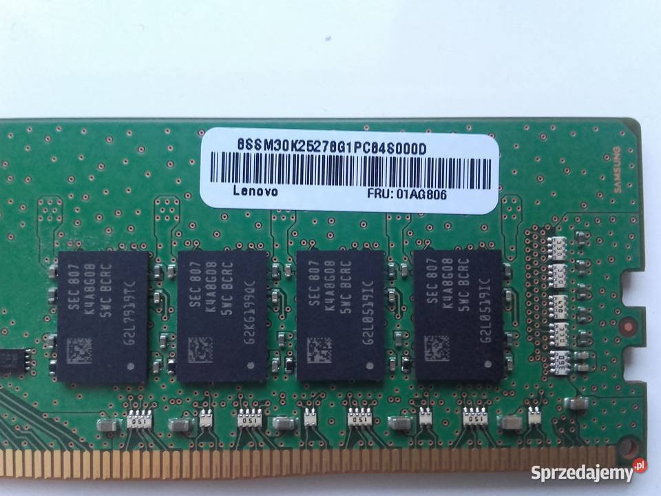 Samsung DDR4 16GB 2400MHz CL17 CN PC19200 2400MHz Bydgoszcz