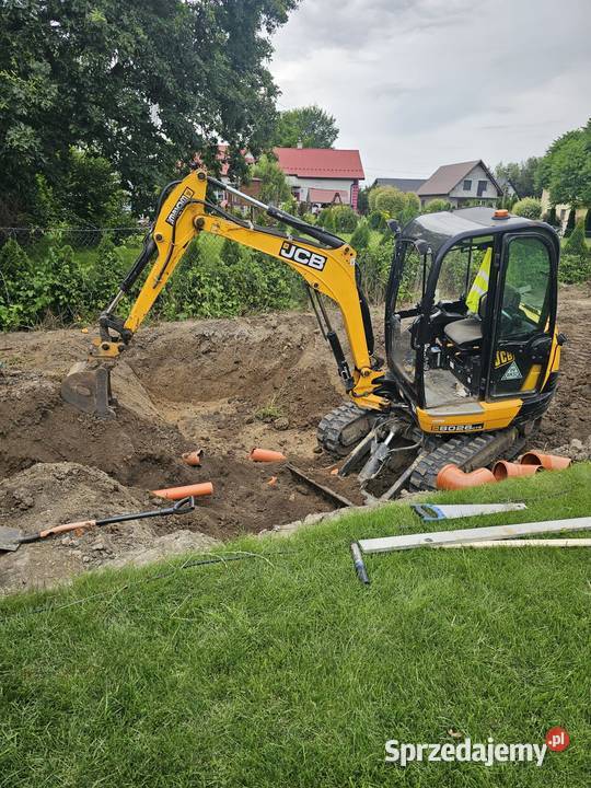 Wynajem mini koparki z operatorem Kraków małopolskie