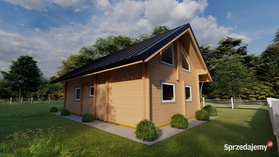 Domek drewniany z bali Malta Deluxe 96m2 Wyszków