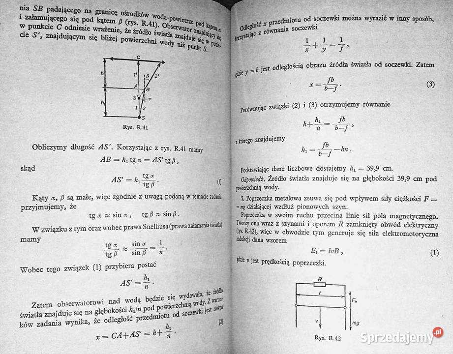 Tematy egzaminów wstępnych z fizyki z Chełm