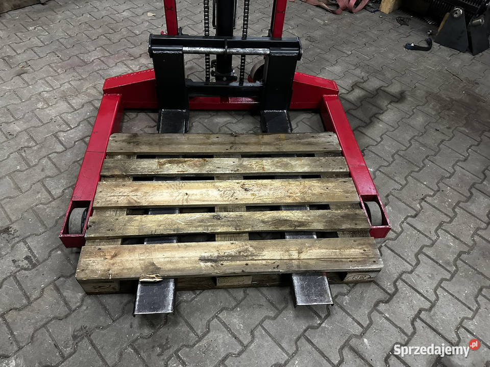 Wózek paletowy masztowy Stier Szeroki 1600mm wys małopolskie Nowy Sącz