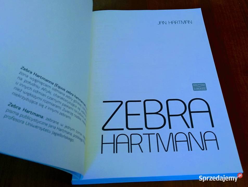 Zebra Hartmana Jan Hartman Gdańsk