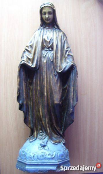 Stara figurka Matki Boskiej XIX małopolskie Kraków