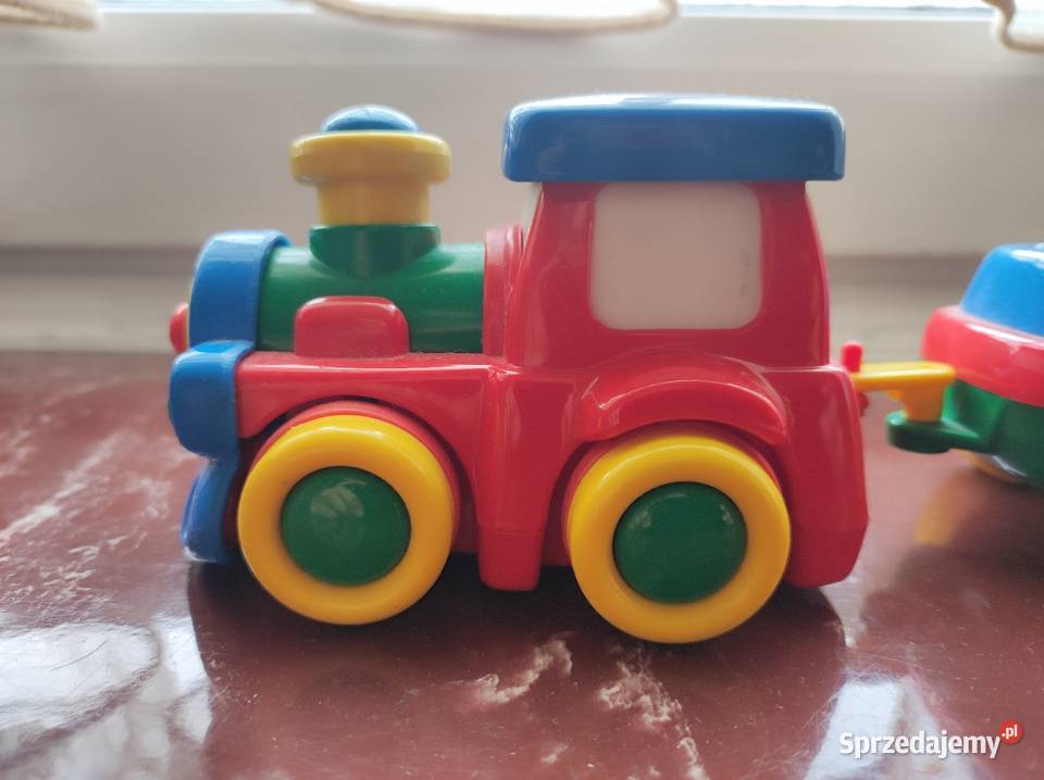 Pociąg jackpot lokomotywa 2 łagoniki łączone Zabawki Białystok sprzedam