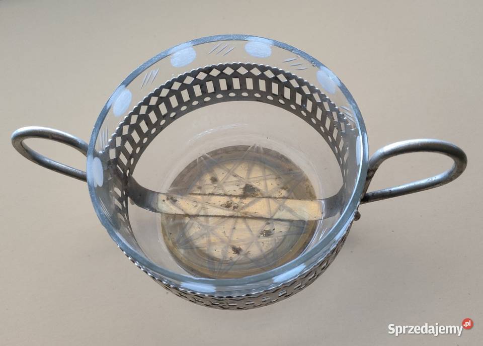 Zabytkowa szklanka PRL Jaroszowiec