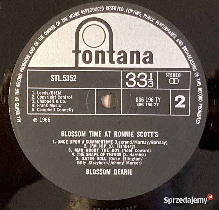 Blossom Dearie Blossom Dearie Blossom Time At 1 płyta Płyty i kasety Szczecin