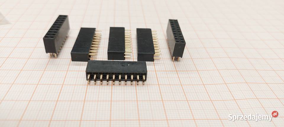 Gniazdo kołkowe żeńskie Gold 2x10 20 DIP 24 Czechowice-Dziedzice sprzedam